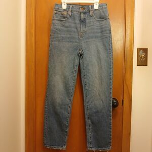 Madewell Tall Classic Straight Jeans 26T Peralta Wash High Rise AA933